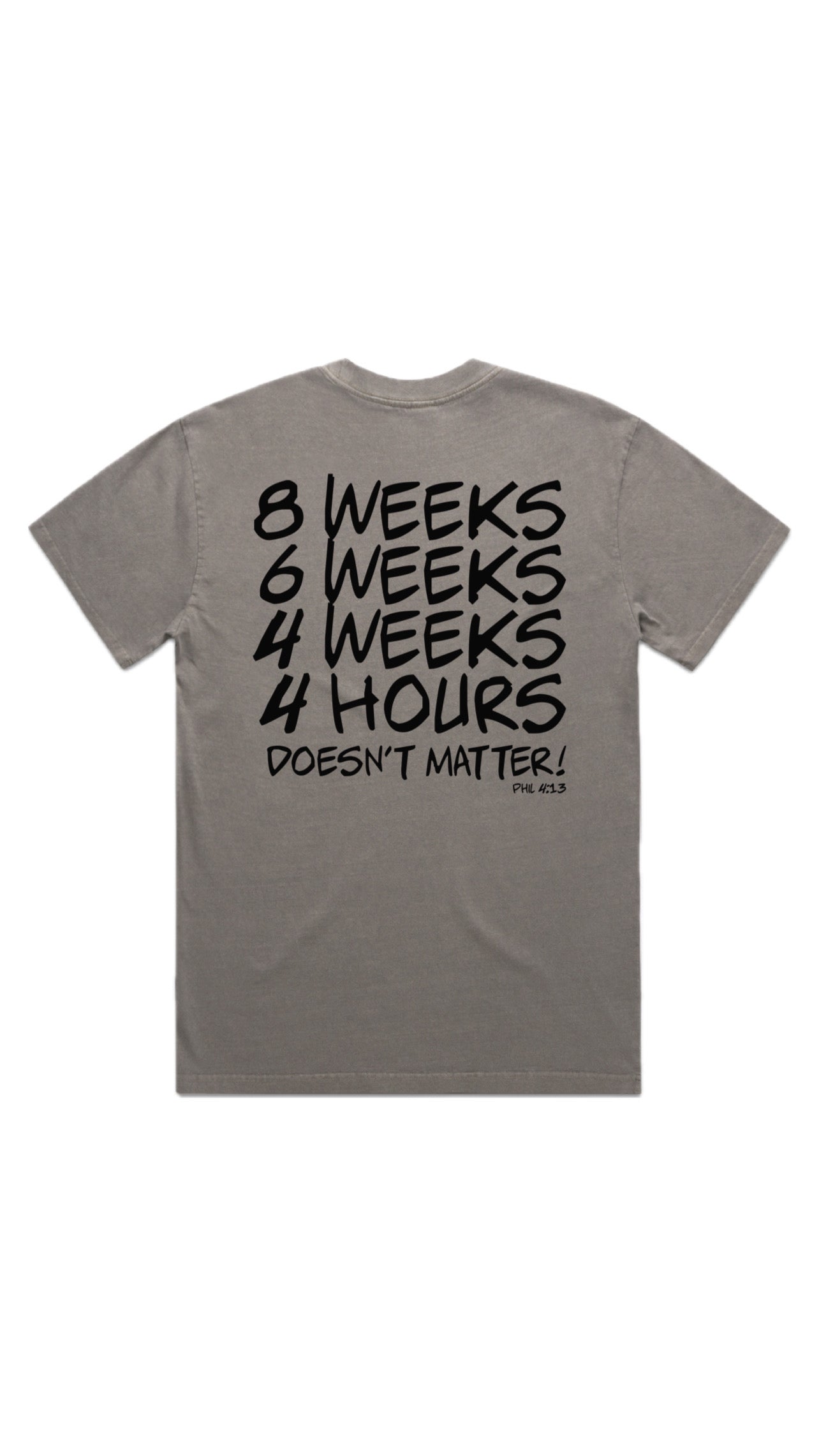 Limited Collectors Edition - 4 Hours Notice T-Shirt Available For Pre Order